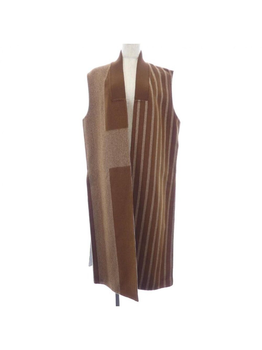 Hermes Long Vest Brown